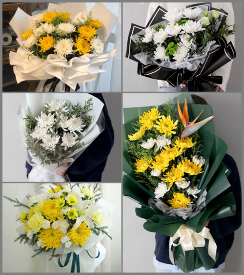 湖南永州道县万家庄街道上洞村白事花束代送